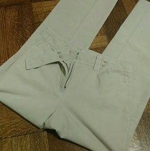 Talbots Off-white/Cream Corduroy Pants!